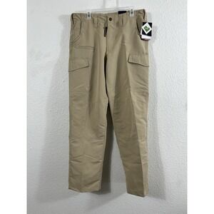 Propper EdgeTec Tactical Pants Womens 14 Long Khaki Ripstop Cargo‎ Inseam 33.5